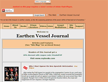 Tablet Screenshot of earthenvesseljournal.com